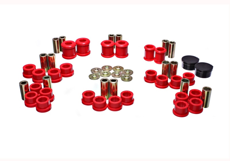 Mazda Miata Control Arm Bushing Set - Rear - Energy Suspension - Performance Polyurethane - Red - 2016